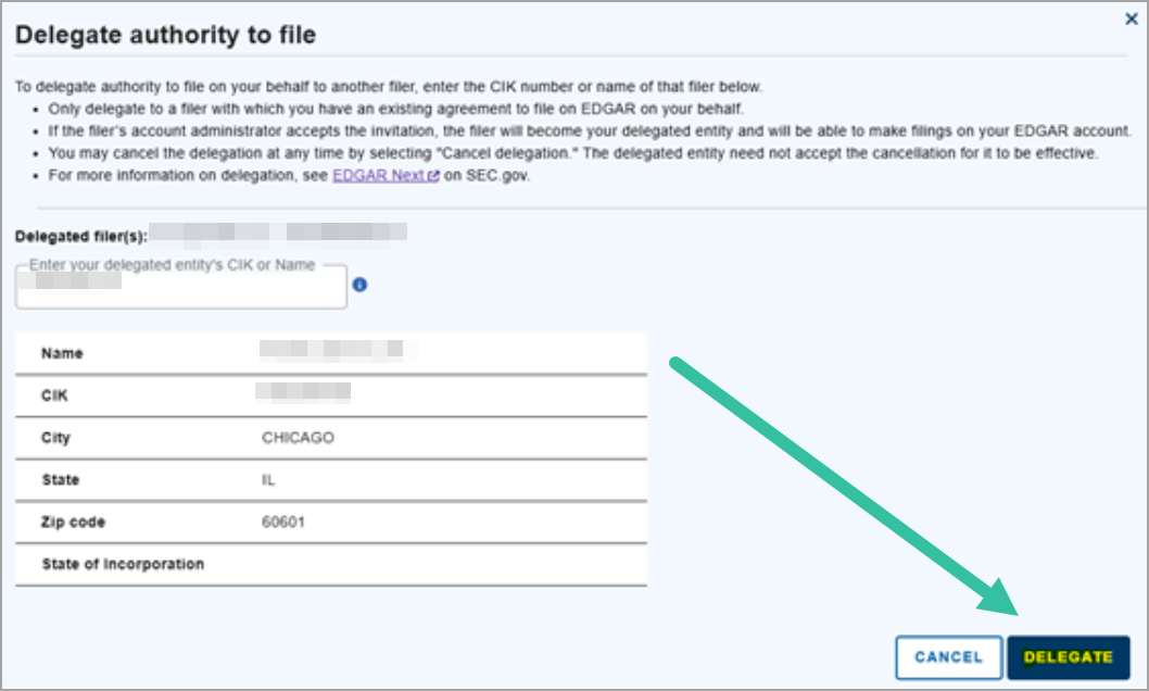 EDGARNext-Select Delegate when delegating authority to after verifying cik.png